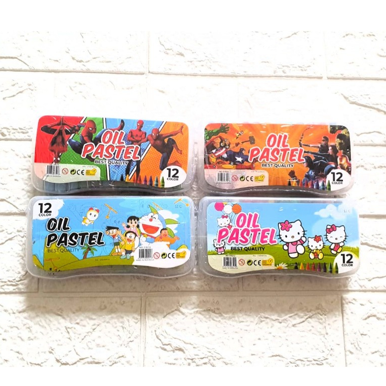 

Crayon Oil Pastel 12 Warna Fancy Karakter