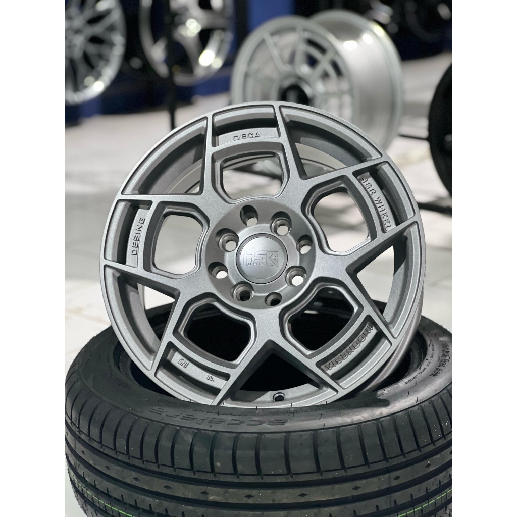 VELG MOBIL IMPORT HSR RING 15 LEBAR 65 UNTUK SWIFT BRIO AGYA AYLA SIRION ETIOS SIGRA CALYA FREE ONGK