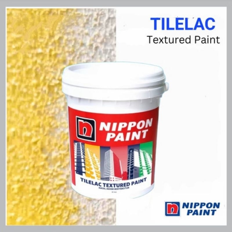 Nippon paint tilelac textured paint,tilelac textured paint 5kg,cat kamprot Nippon paint 5 kg,cat tek