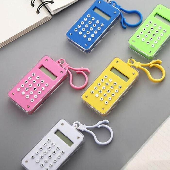 

IKILOSHOP Gantungan Kunci Kalkulator Calculator Mini Slim Mainan Maze Keychain
