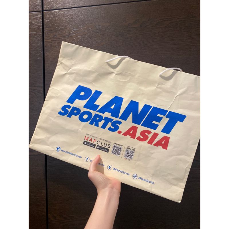 planet sport asia paper bag