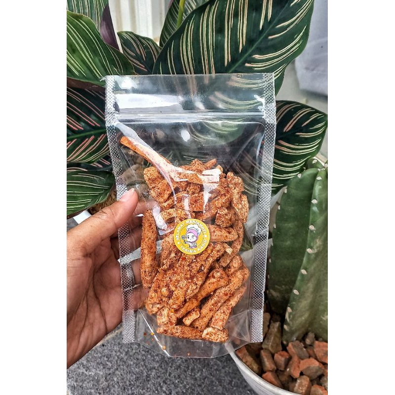 

cemilan basreng stick pedas 90gr