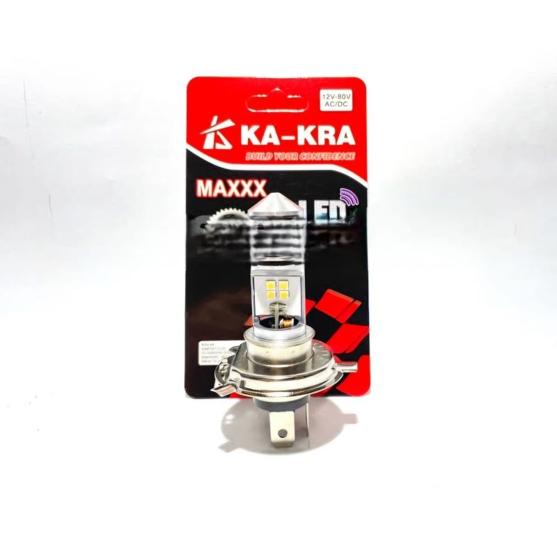 NEW PRODUCT DOP LAMPU BOHLAM DEPAN LED H4 VIXION SCOOPY PUTIH PUTIH