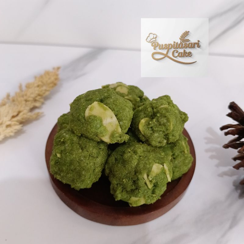 

Kue Kering Spesial Lebaran Matcha Almond Cookies Toples 600ml Beli 1 Toples Gratis 1 pouch Kue Semprit