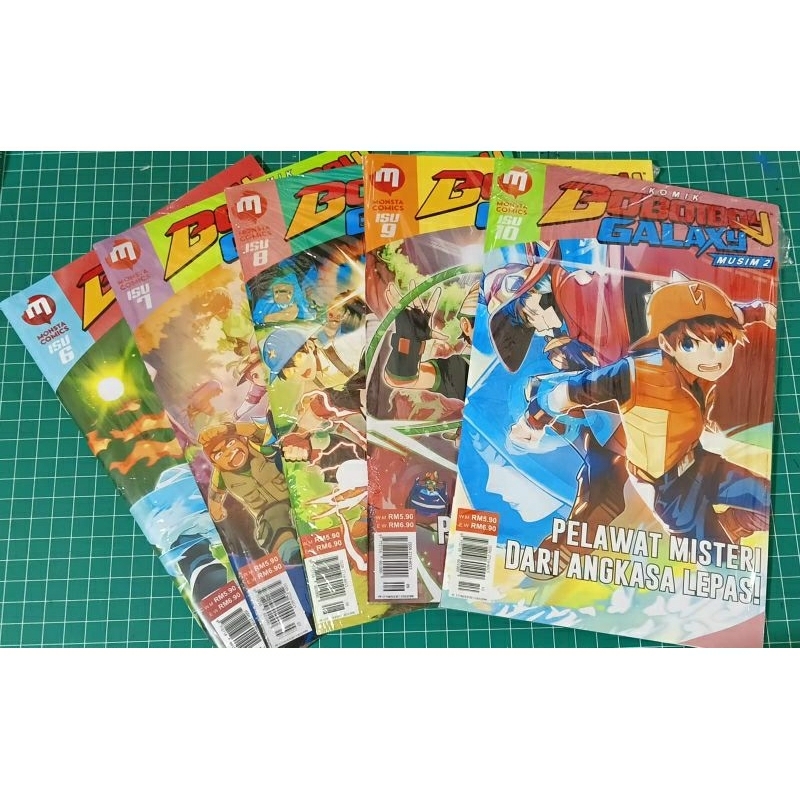 TERMURAH PAKET bundling KOMIK BOBOIBOY GALAXY MUSIM 2 ISU 6, 7, 8, 9, 10 (5 BUKU)
