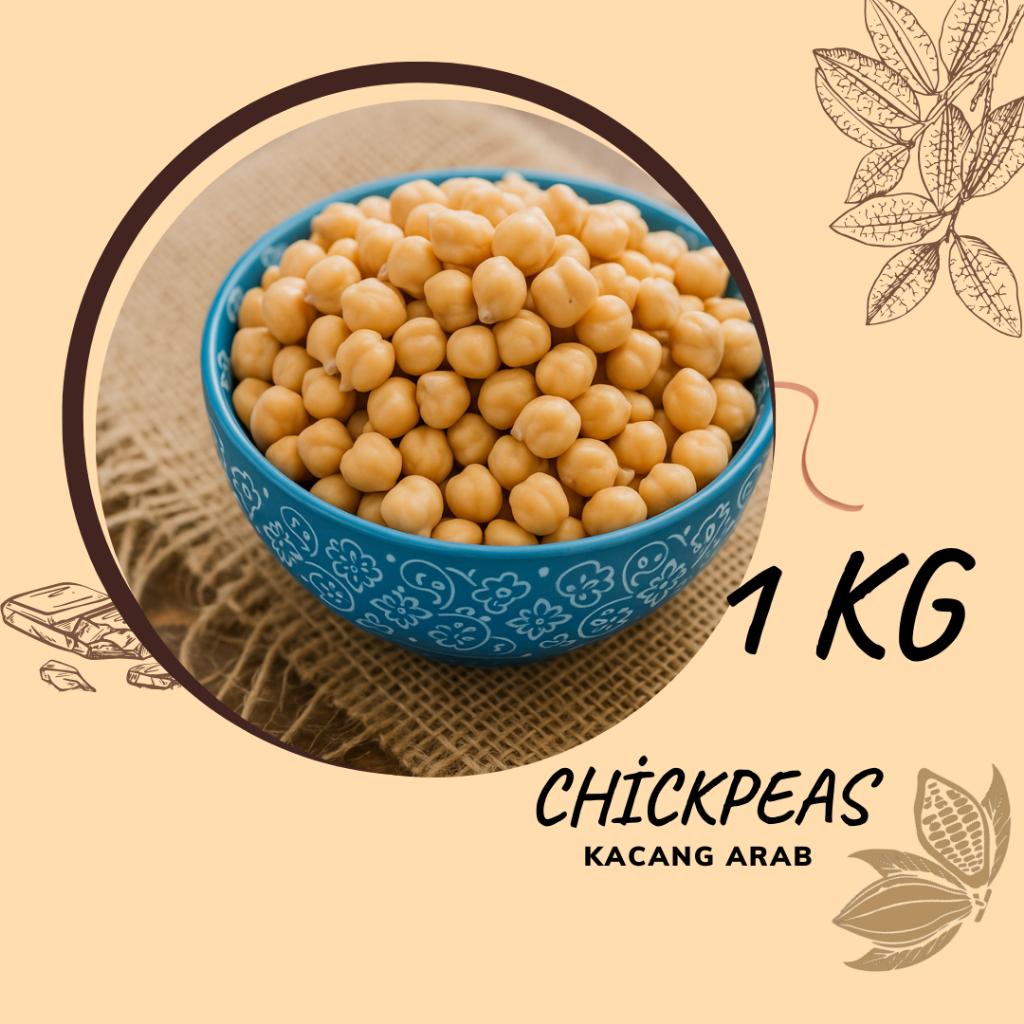 

KACANG ARAB 1 KG CHICKPEAS PREMIUM ORIGINAL OLEH OLEH HAJI UMROH KACANG ARAB MATANG