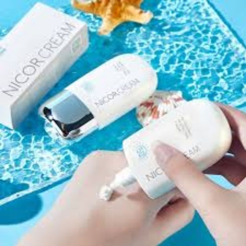NICOR UV Sunscreen SPF50 PA+++ Face Cream UV sunblock cream refreshing