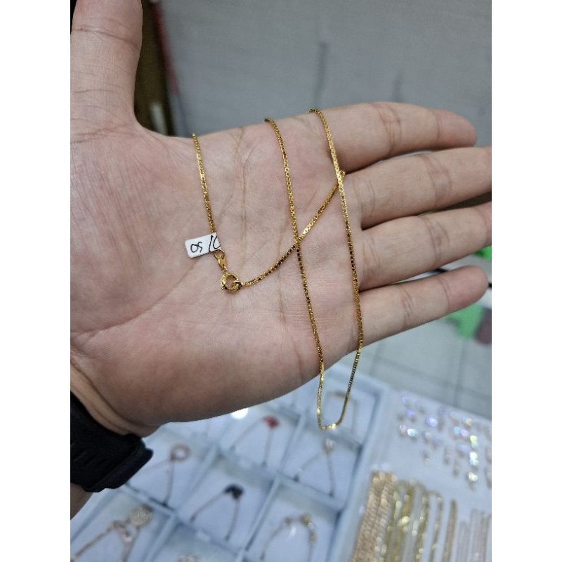 kalung xuping italy kaca gold panjang 45cm