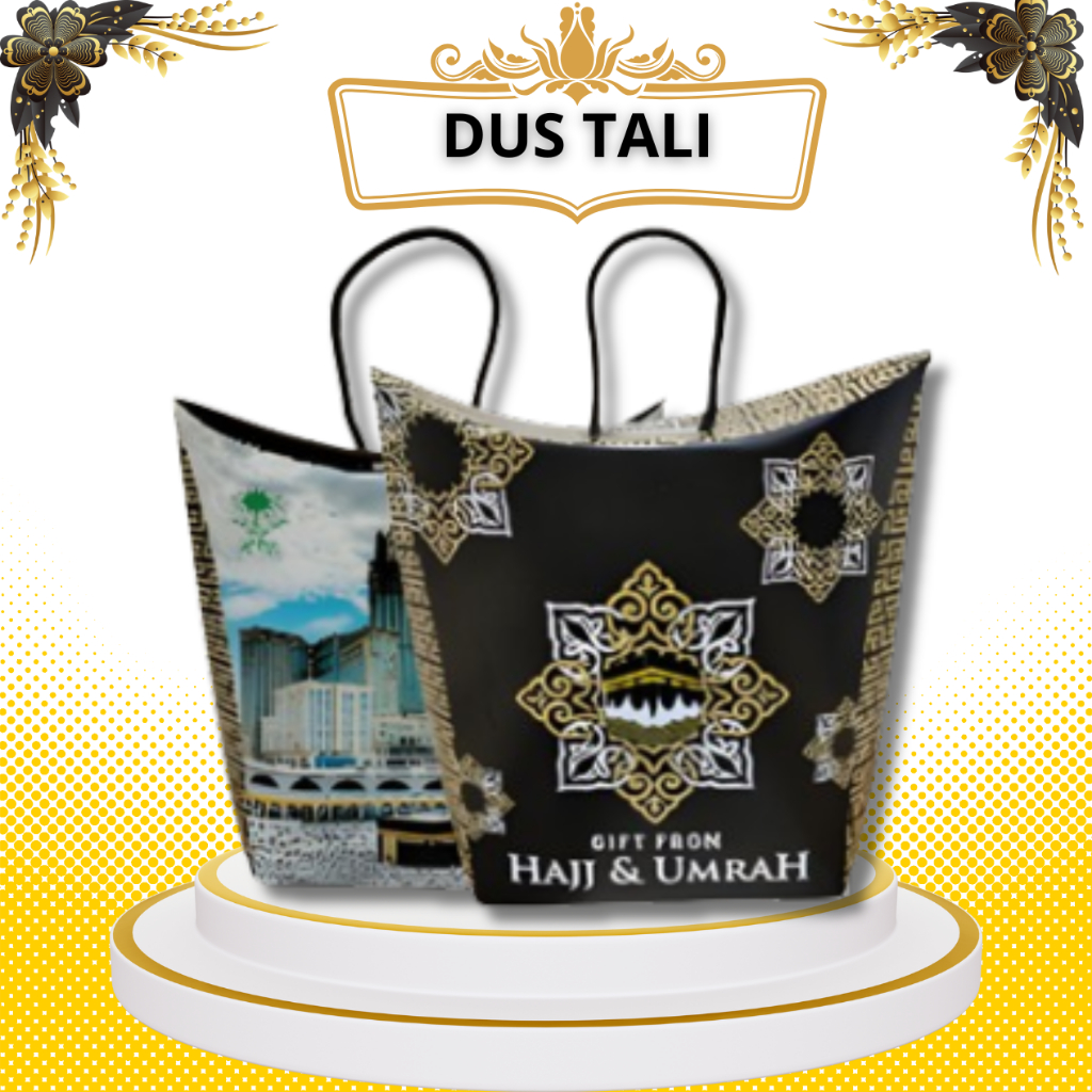 

RB Dus paper bag dus teng-teng dus tali (ISI 50PCS) dus oleh oleh haji dan umroh souvenir
