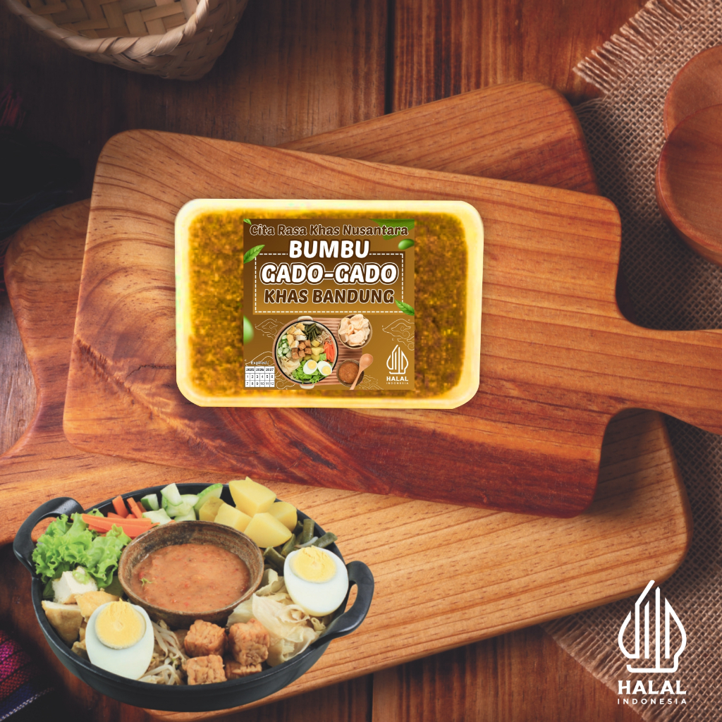 

Bumbu Gado-Gado Khas Bandung Asli – Bumbu Kacang Enak, Gurih & Otentik Siap Saji