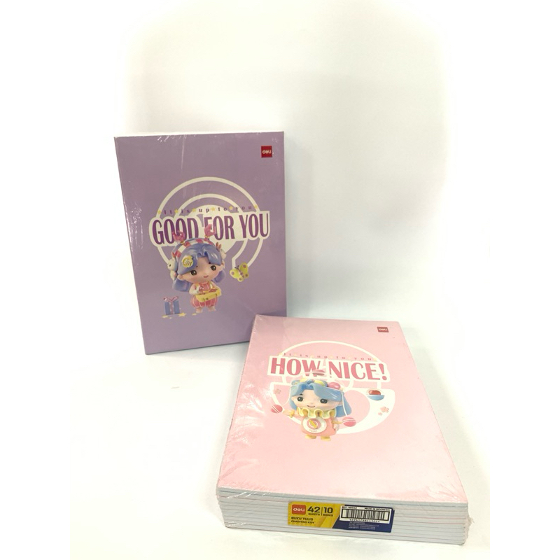

DELI – (10 pcs) Buku tulis boxy DELI 42 lembar – PACK