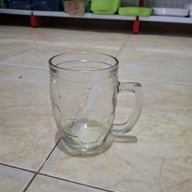 Gelas bir jumbo/mug jumbo/Gelas kaca besar