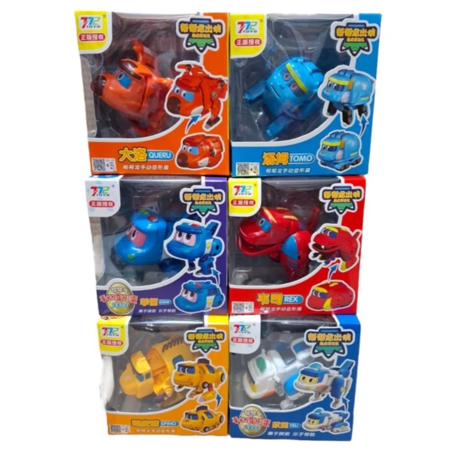 Mainan Action Figure Gogo Dino - Mainan Anak - Mainan Koleksi Mainan Robot GOGO DINO MURAH-  GOGO DI