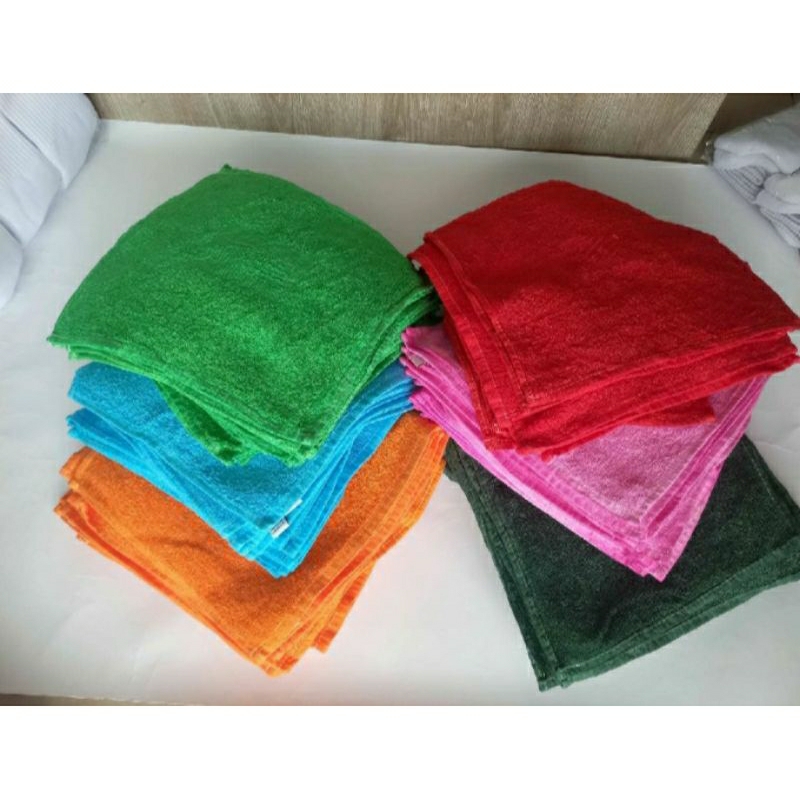 3pcs Saputangan Handuk kecil Polos Warna Lembut Untuk Wajah Salampek handuk Serbaguna