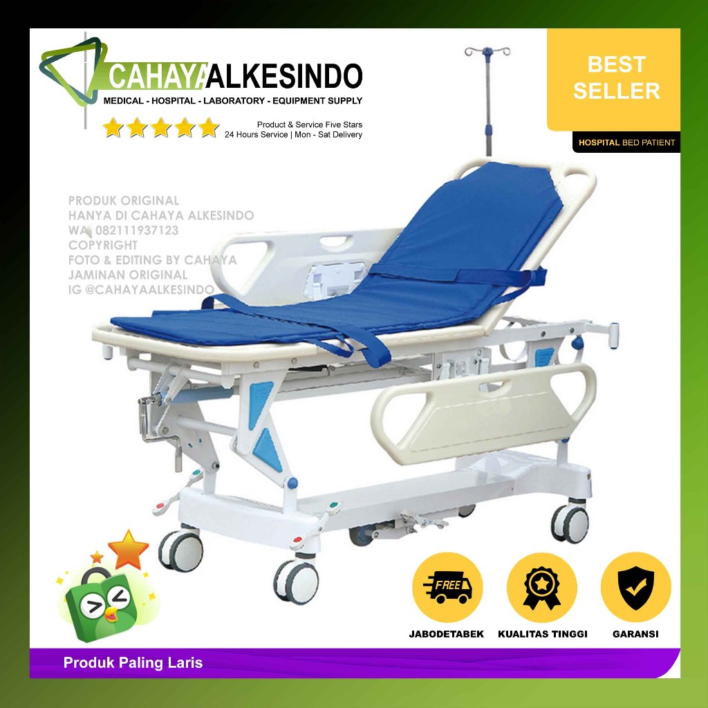 Rescue Bed Transfer Pasien Hi Lo | Stretcher Emergency Patient Brancar