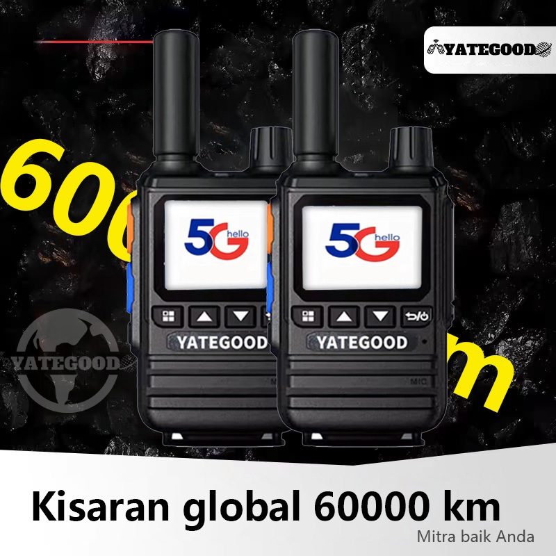 YATEGOOD GM1 walkie-talkie Interkom Tanpa Batas Jarak Interkom Siaga Ultra Panjang Portabel Lebih da