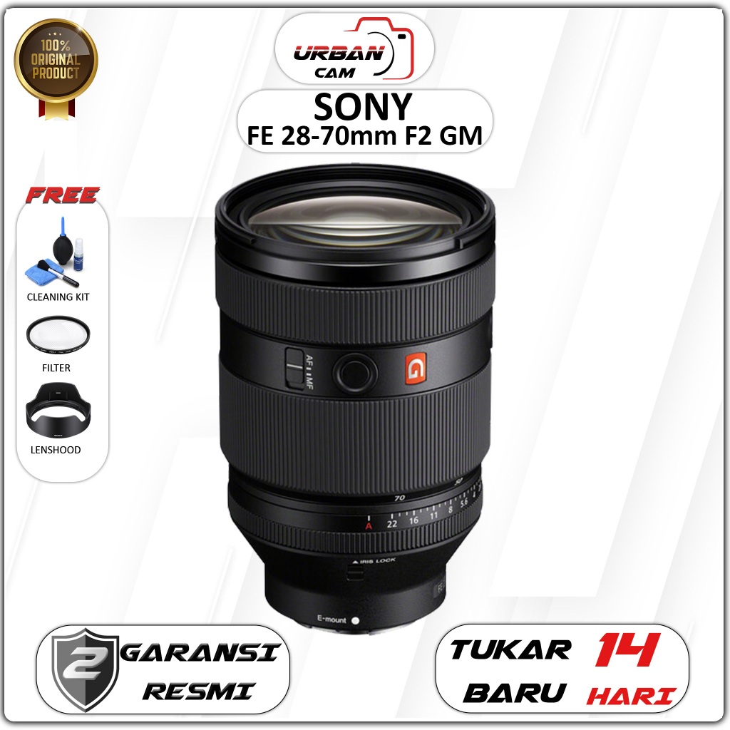 Sony FE 28-70mm F2 GM / Lensa Sony FE 28 70mm f2 GM