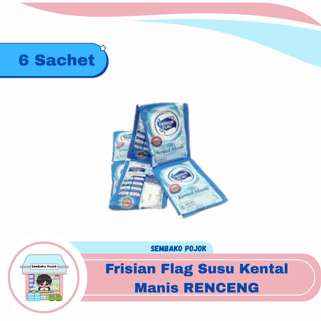 

Frisian Flag Susu 1 Pack isi 6 Sachet (Renceng)