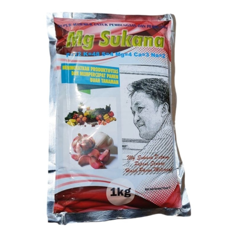Pupuk MG SUKANA isi 1kg Bupuk Bunga dan Buahan