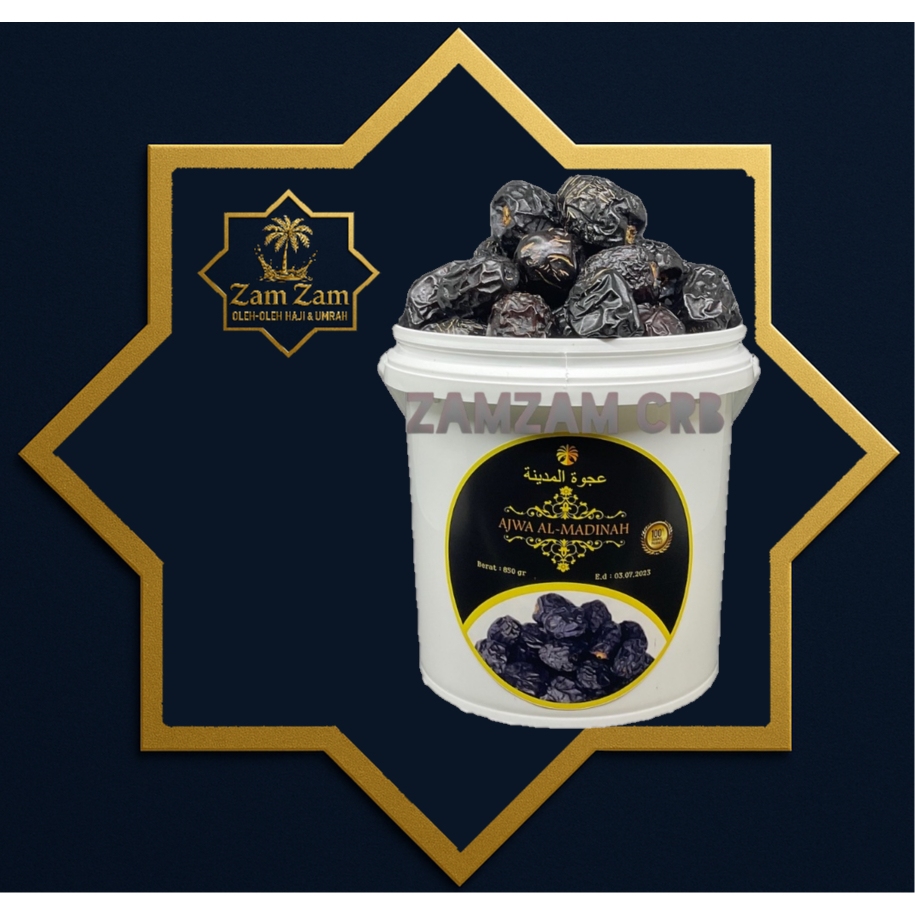 

Kurma AJWA Ember 850 gr / Kurma Nabi Ember Premium Asli Madinah Duha Dates / Oleh Oleh Haji Umroh