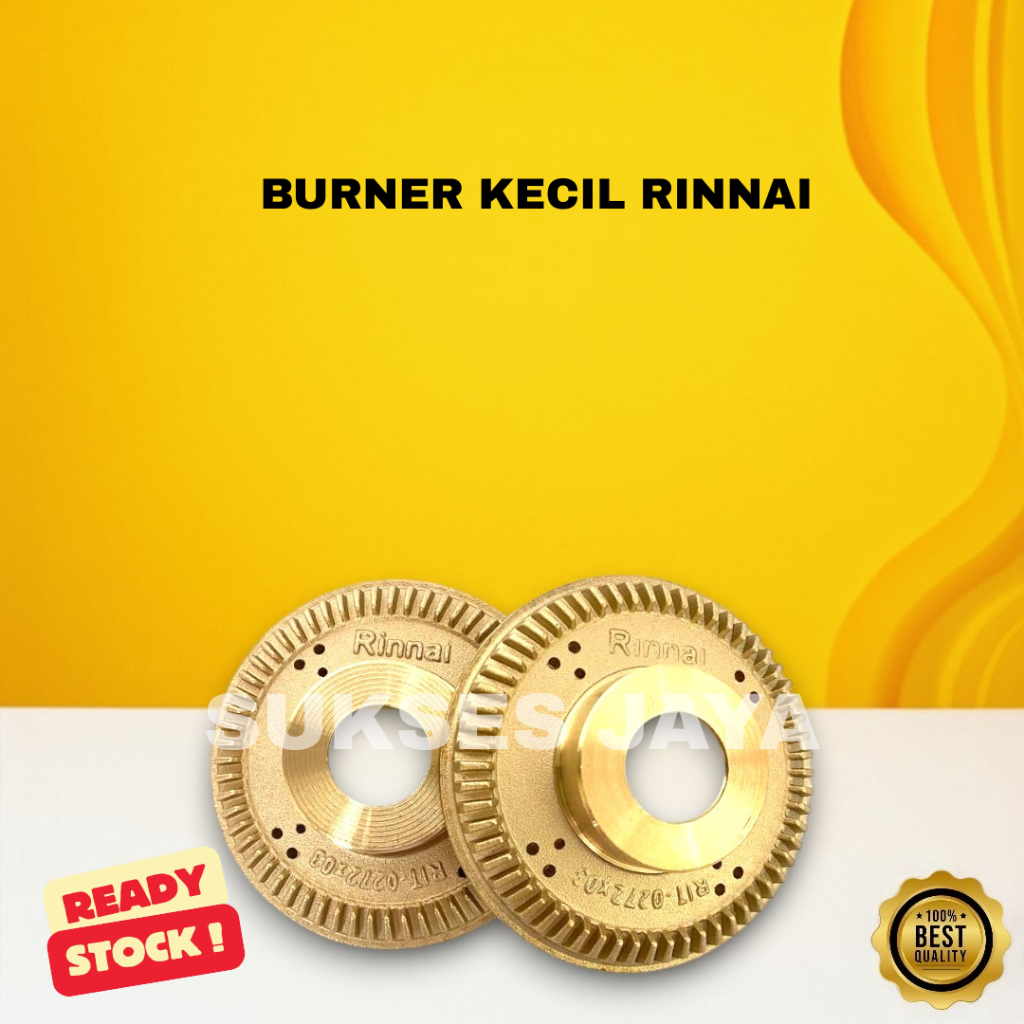 BURNER KOMPOR GAS RINNAI KECIL ORI ASLI KUNINGAN - SPAREPART API KECIL RINNAI
