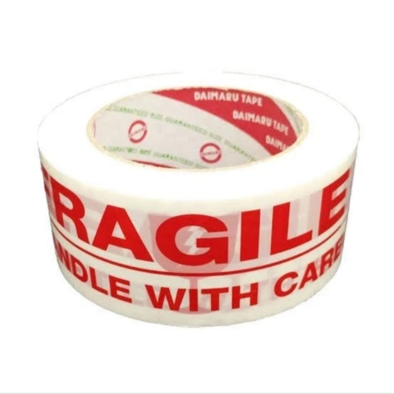 

1 Dus / Kardus isi 48 rol Lakban FRAGILE DAIMARU 100 meter 2 inch
