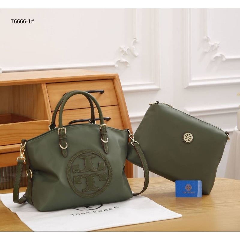 Tas Kerja Wanita Large 2in1 Satchel Nylon Bag