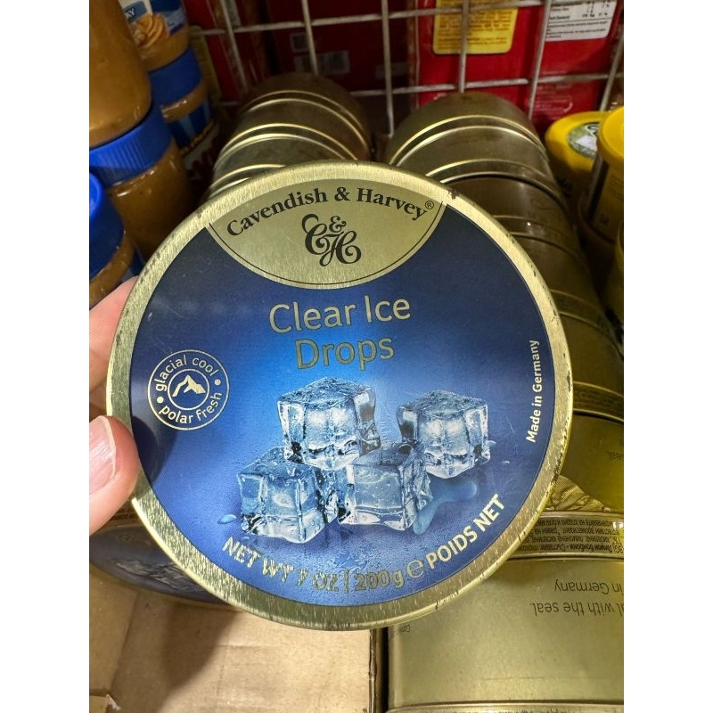 

Cavendish & Harvey Candy Clear Ice Drops 200gr /Kembang Gula Keras Rasa Mint