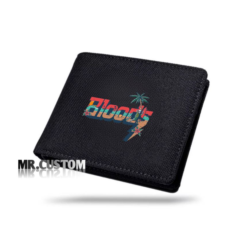 Dompet Bahan Kanvas Lokal Brand Bloods/ Dompet Distro Pria Wanita