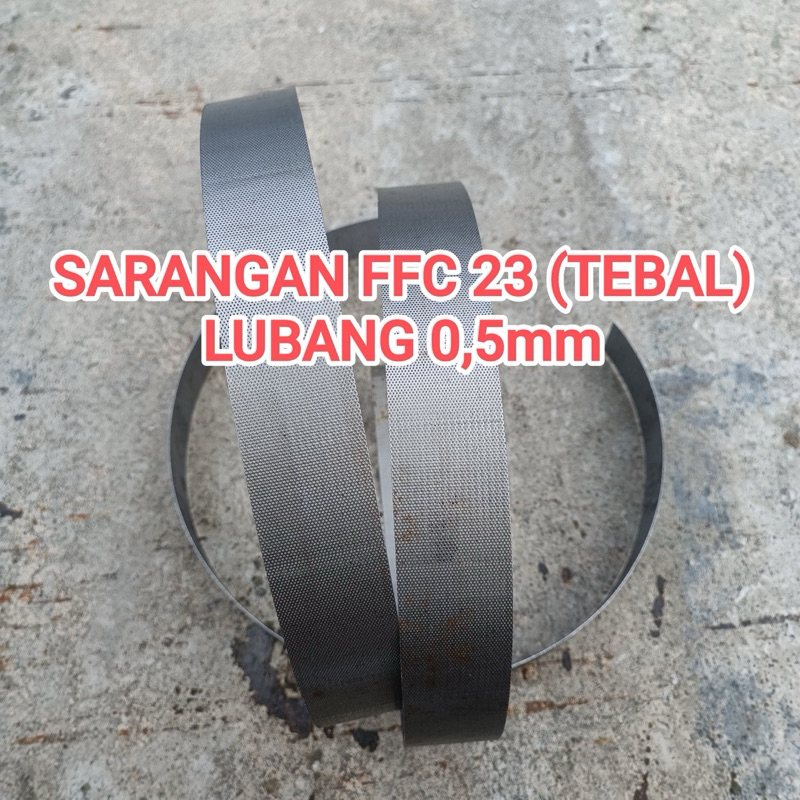 ffc23 TEBAL sarangan selep diskmill ffc23 lubang 0,5mm saringan giling kopi beras jagung ffc 23 0,5 