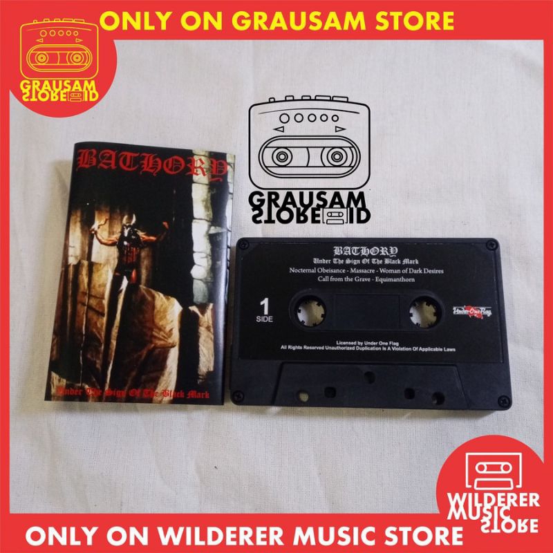 Kaset Pita Bathory - Under The Sign of The Black Mark