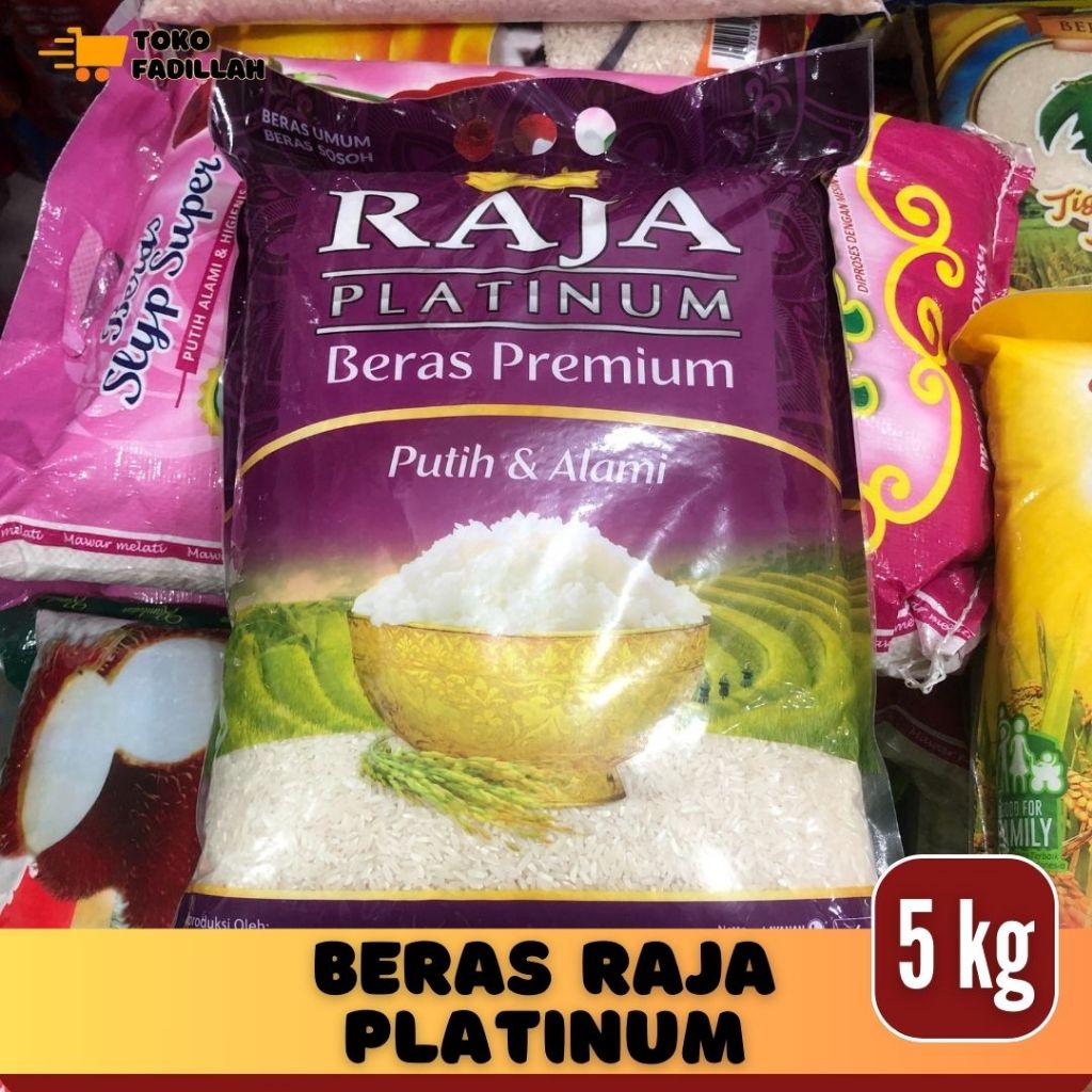 

Beras Raja Platinum 5 kg - Beras Premium Putih Alami
