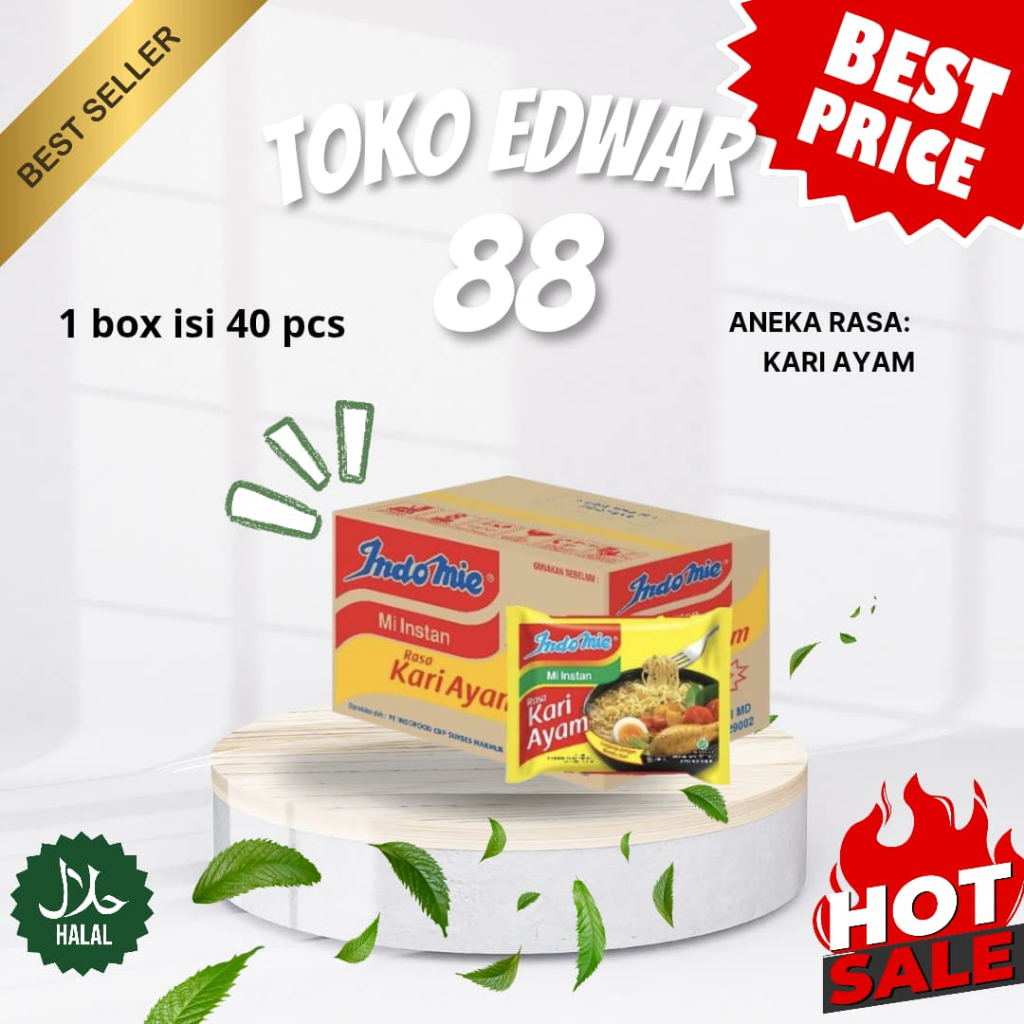 

INDOMIE KARI AYAM 1 DUS ISI 40 PCS
