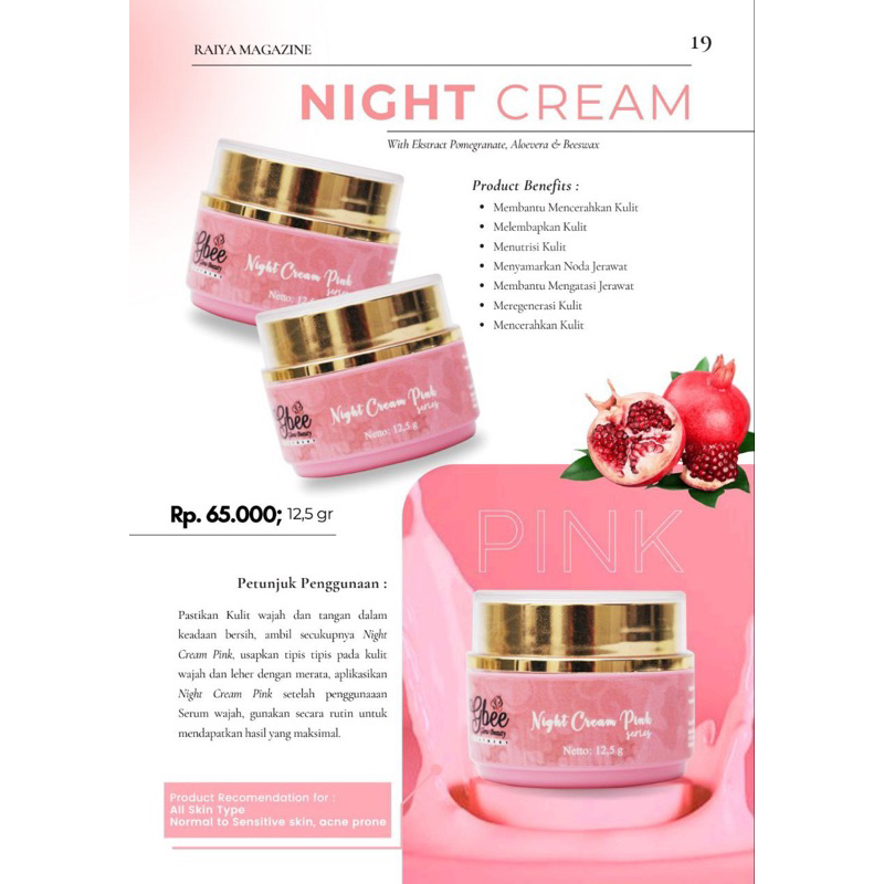GBEE GLOW DAY CREAM PINK