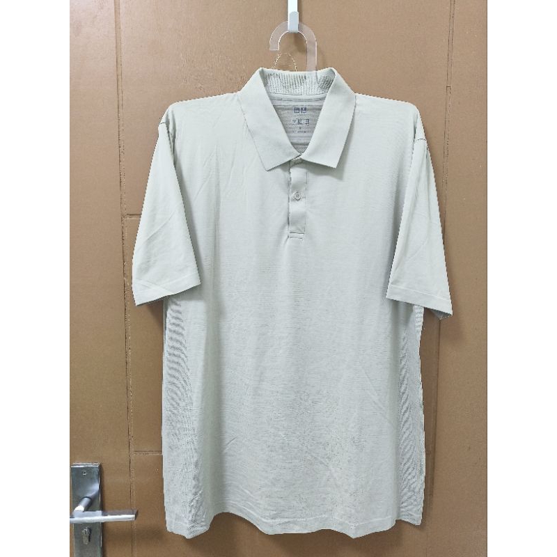 Polo Shirt Uniqlo Dry Ex Natural Original XL