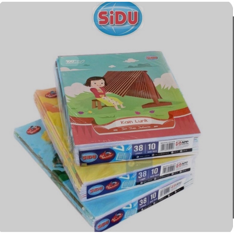 

BUKU TULIS SIDU sinar dunia 38 58 78 100 Lembar