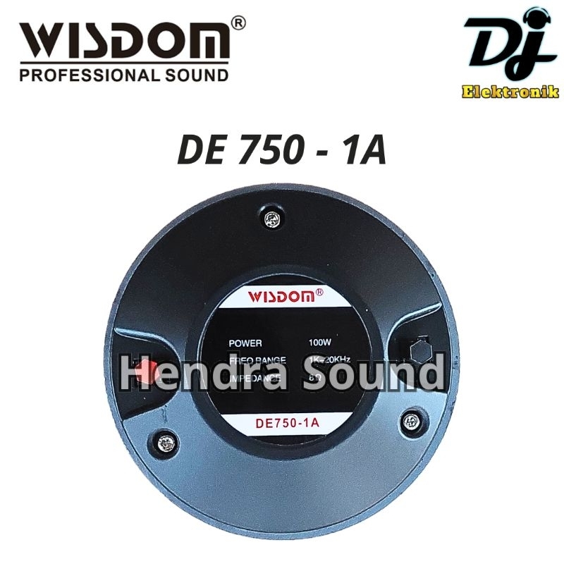 WISDOM ● DE750-1A / DE 750 1 A - Speaker Tweeter / Driver
