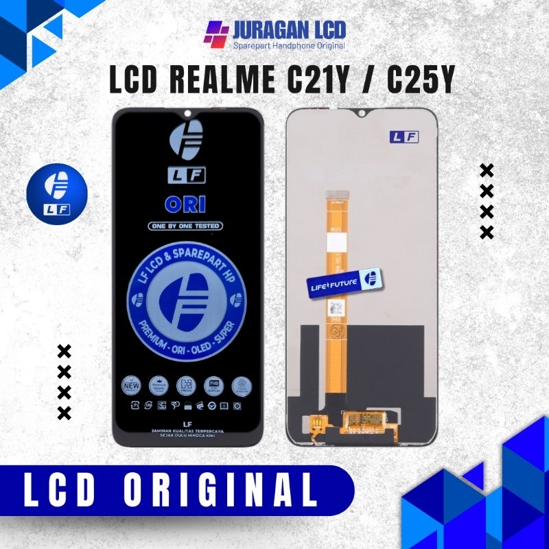 Lcd Realme C21Y / C25Y Original fullset touchscreen life future kualitas terbaik harga termurah
