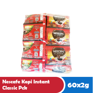 

NESCAFE KOPI INSTANT CLASSIC PCK 60X2g