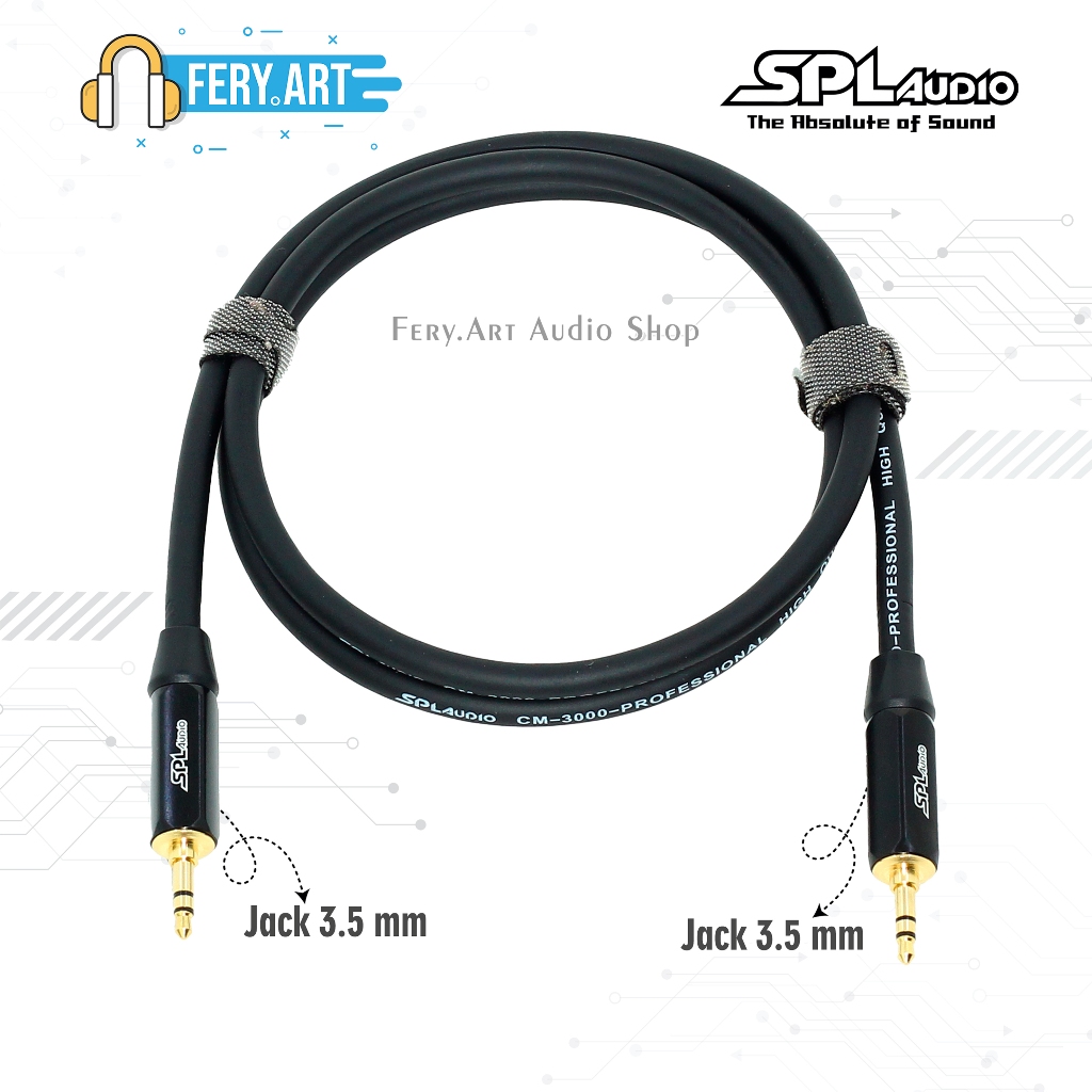 Kabel jack audio 3.5 mm to 3.5 mm stereo SPL Audio GCD 300S