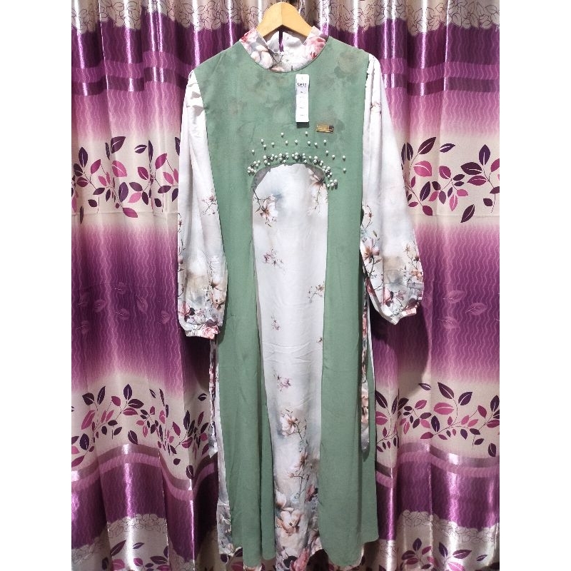 New Gamis/ Dress Geka Collection Sage