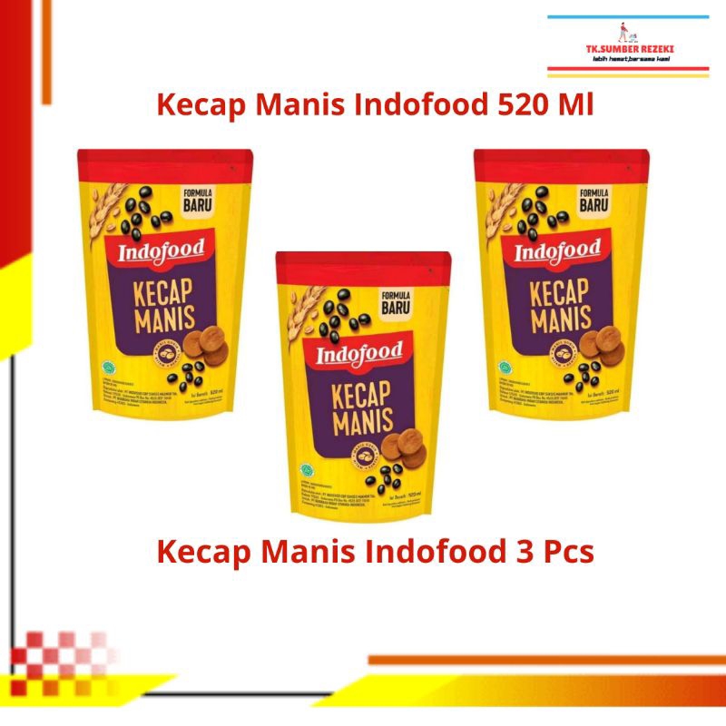 

[PAKET HEMAT ISI 3] Kecap Manis Indofood 520 Ml PROMO MURAH/ Indofood Kecap Manis 520 Ml PROMO MURAH