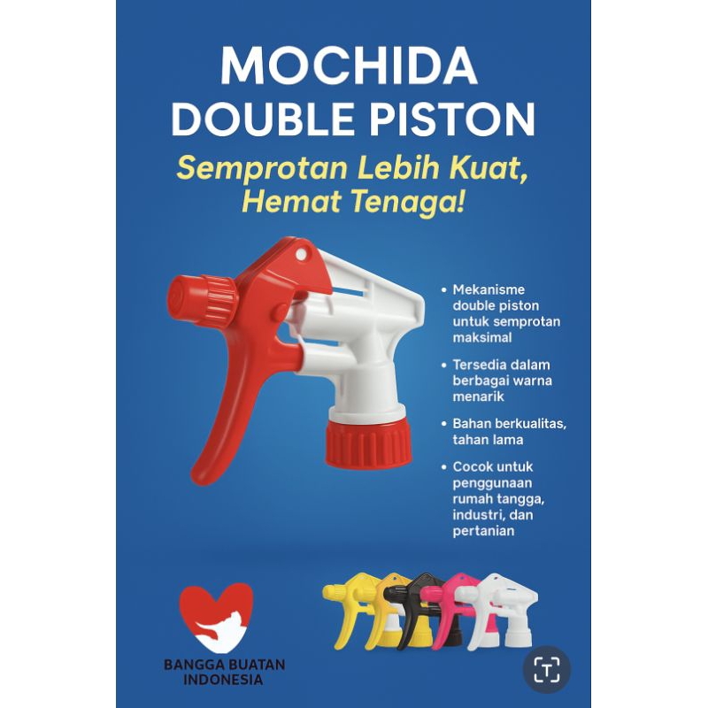 (LOKAL)MOCHIDA Double Piston Trigger Sprayer Kepala sparayer kepala semprotan head spray mandi burun