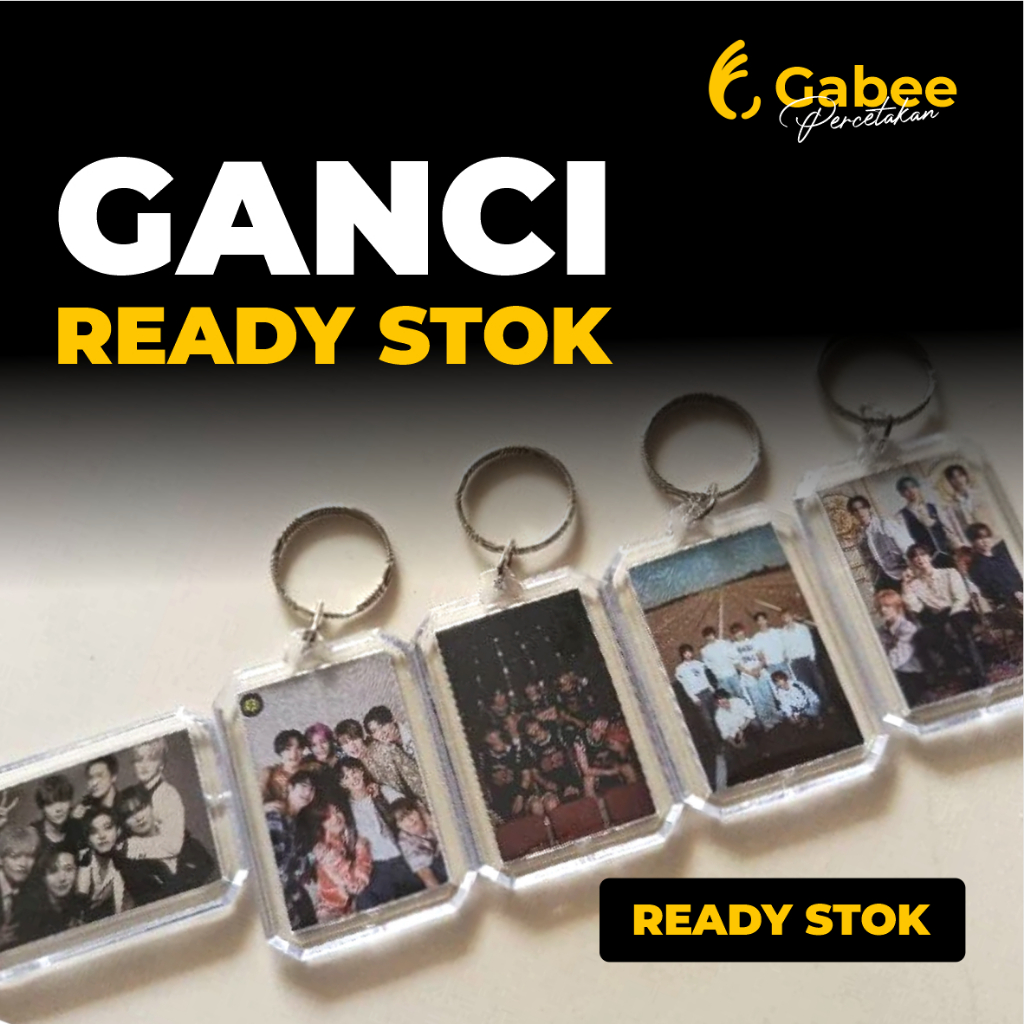 

READY STOK Gantungan Kunci Foto / Gantungan Kunci 2 Sisi Ganci Akrilik / Gantungan kunci akrilik /