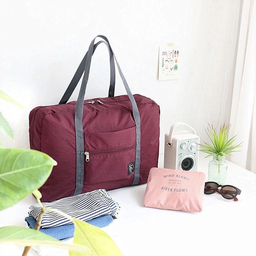 TAS KOPER TRAVEL LIPAT BAGASI PESAWAT PREMIUM / TAS JINJING MOTIF CANTIK