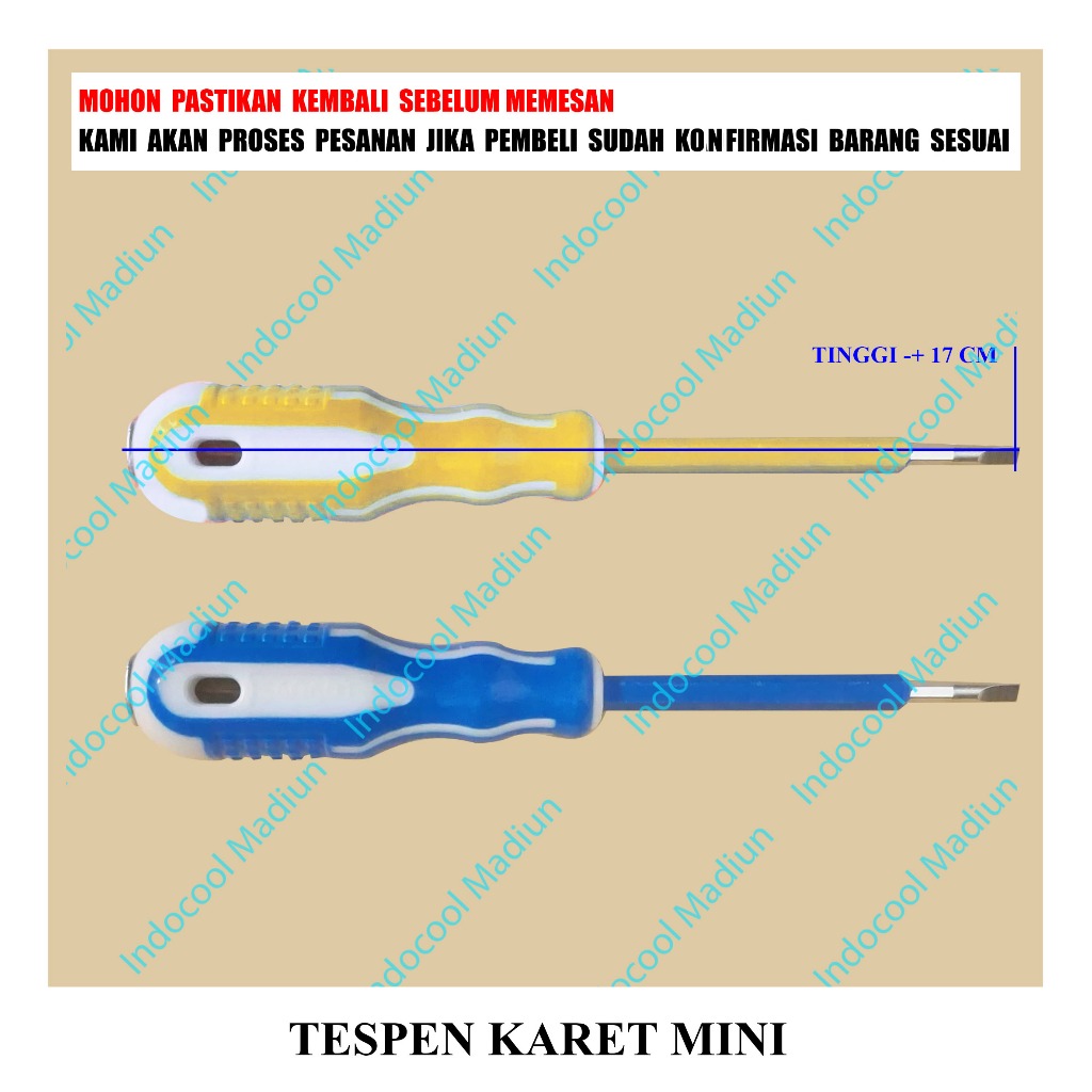 TSPG TESPEN BOLAK BALIK / TESPEN MULTIFUNGSI / TESPEN KARET MINI (WARNA RANDOM)