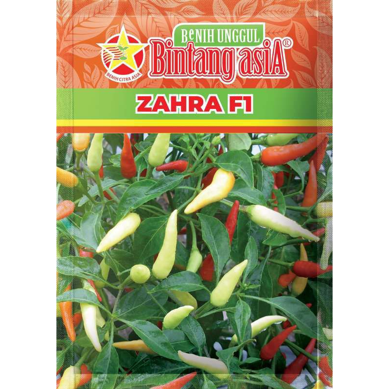 Raflezia Benih Biji Cabe Pedas Cabai Rawit Zahra F1 Cap Bintang Asia Kemasan 10Gr Pt. Benih Citra