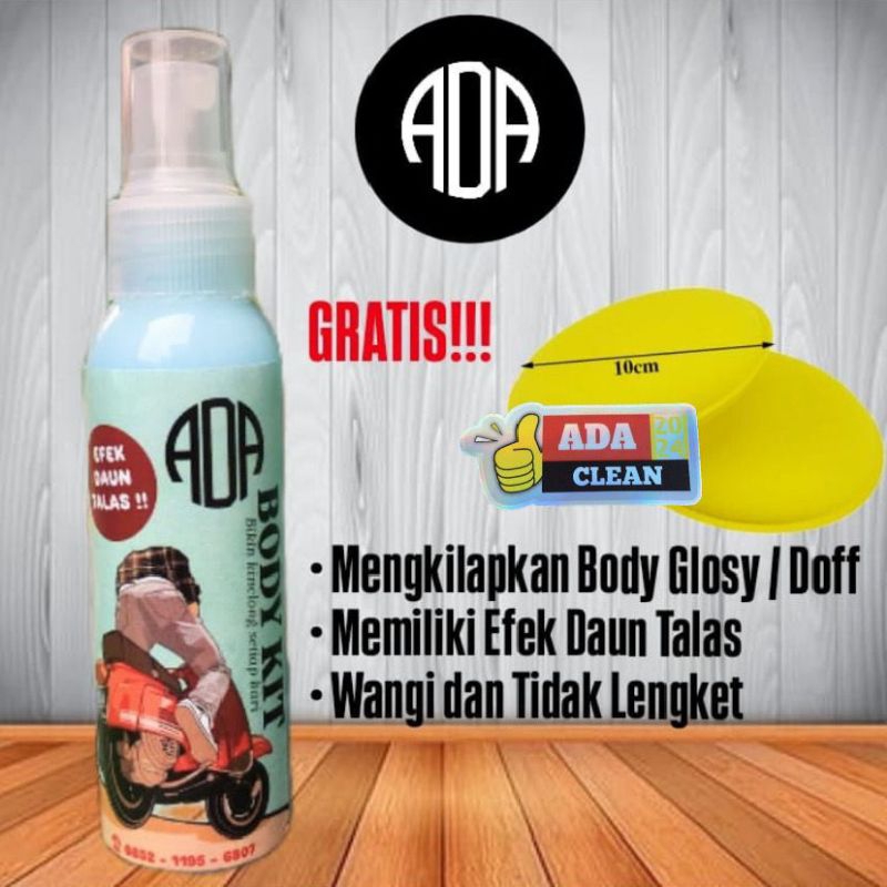 NEW PENGKILAP BODY MOTOR BODY KIT KHUSUS BODY HALUS/DOFF TAHAN LAMA MURAH UK100ML FREE BUSA VIRAL