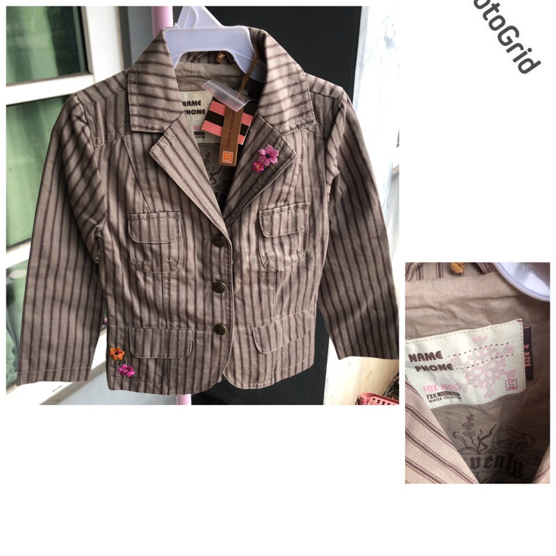 New tag Blazer anak fox