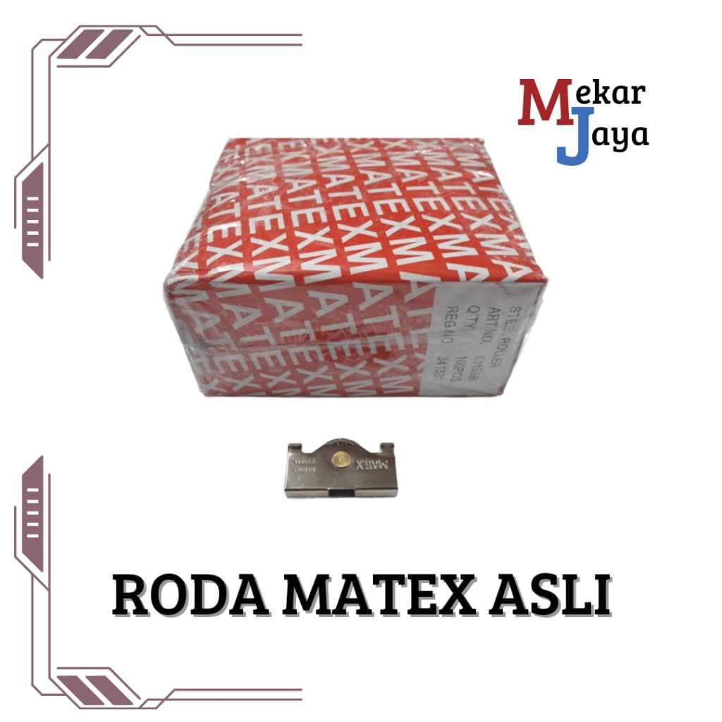 MATEX RODA MATEX ASLI BESAR/ RODA PINTU ETALASE KACA/ETALASE ALUMUNIUM